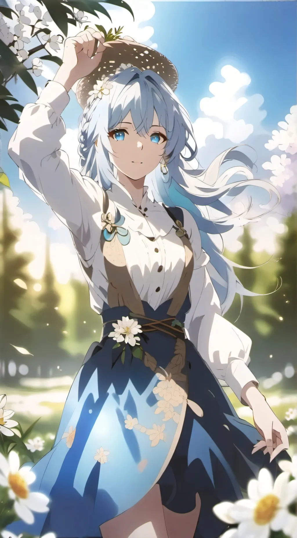 ai character: luna background