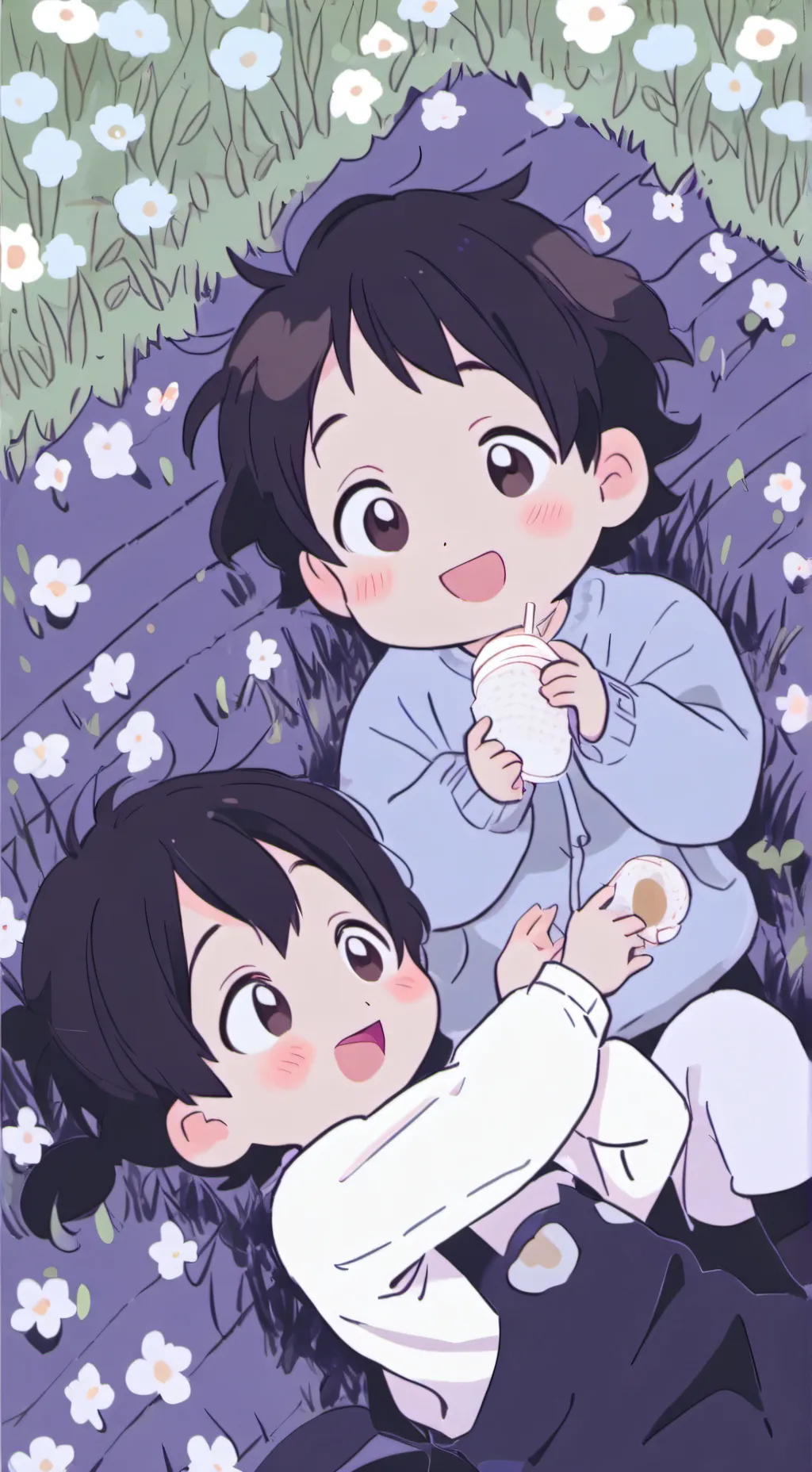 ai character: baby island background