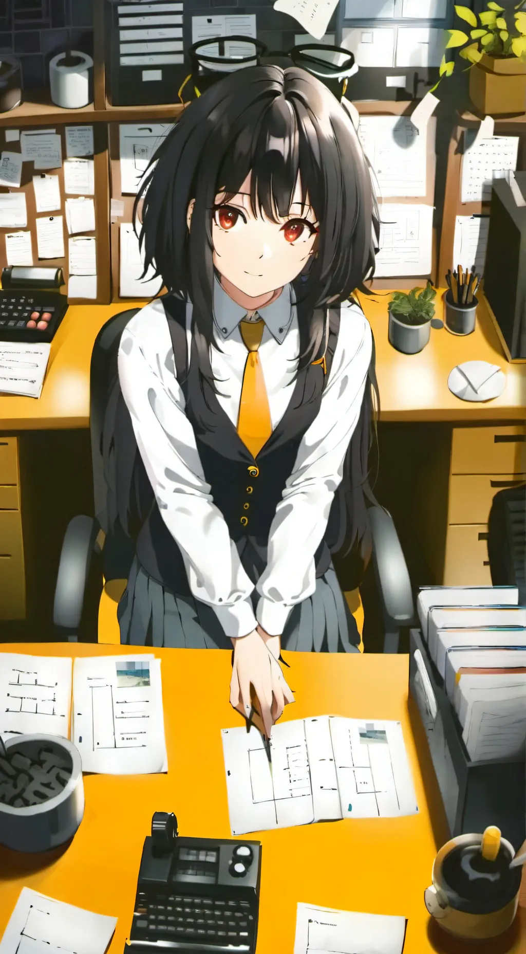 ai character: Маша background