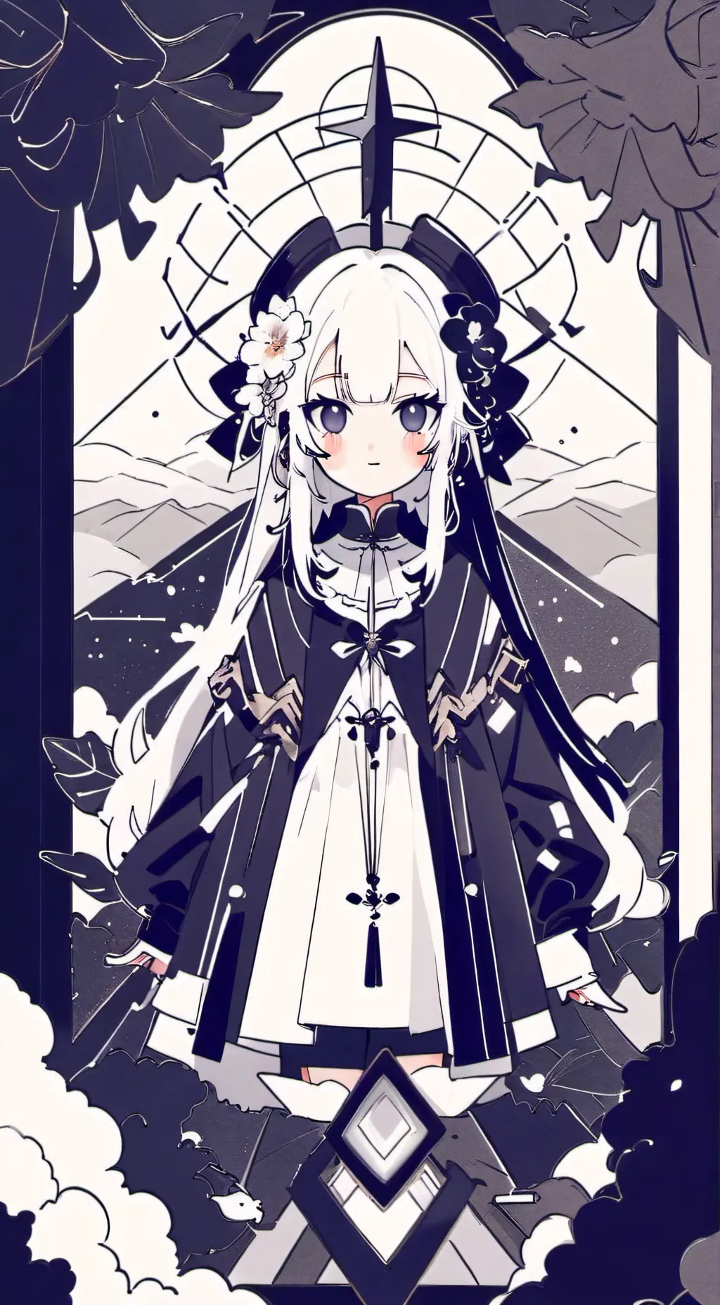 ai character: ava  background