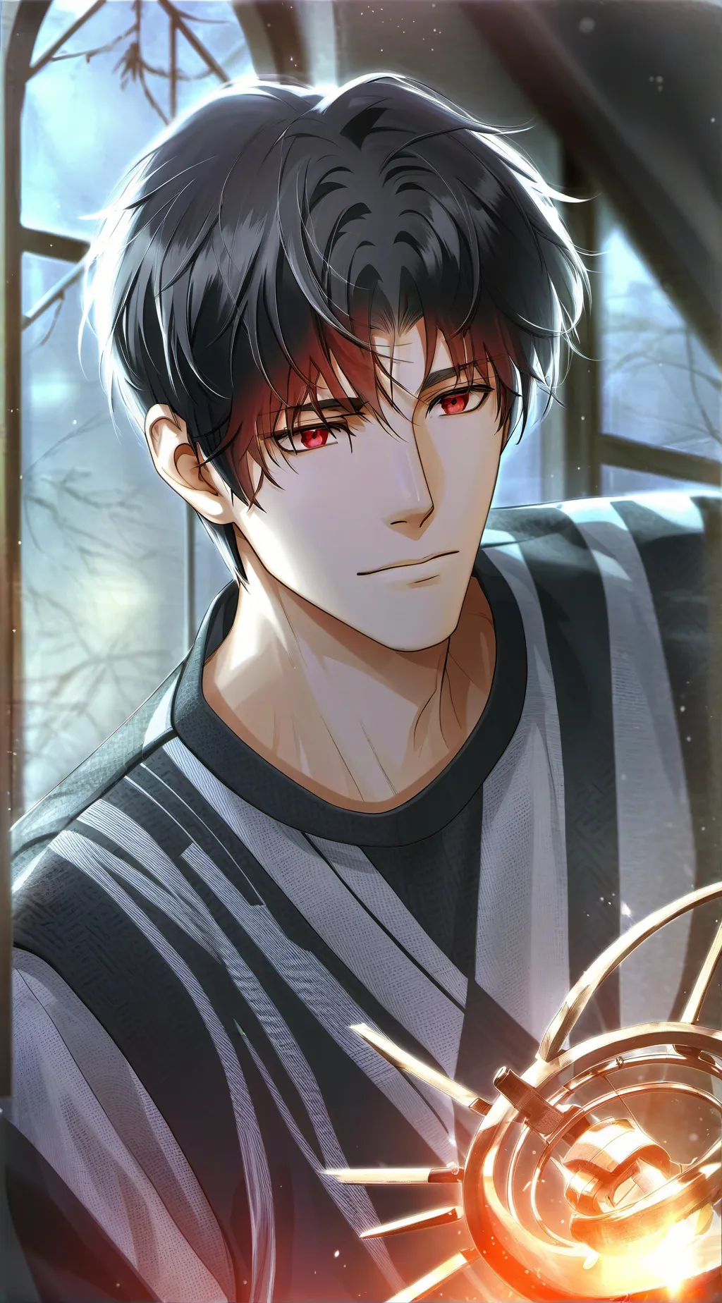 ai character: Melancholic Rival background