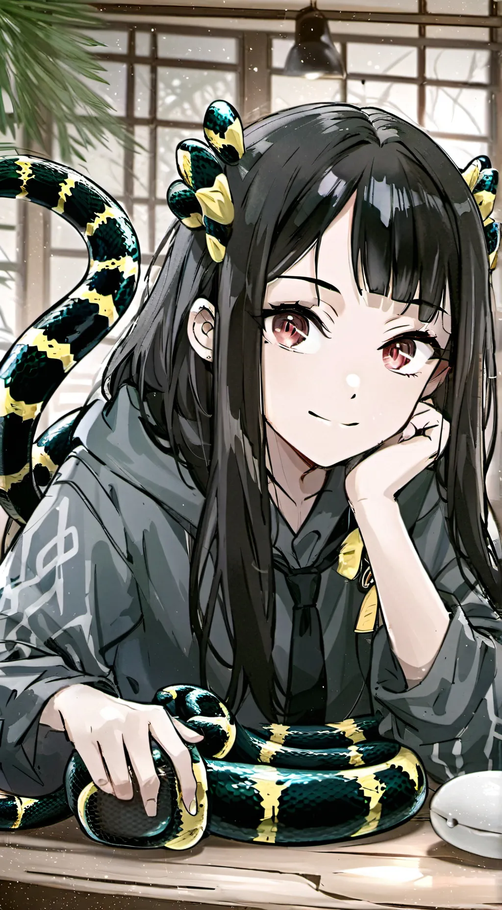 ai character: Coralillo Espíritu background