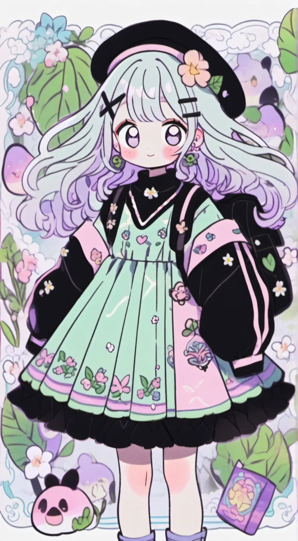 ai character: love background