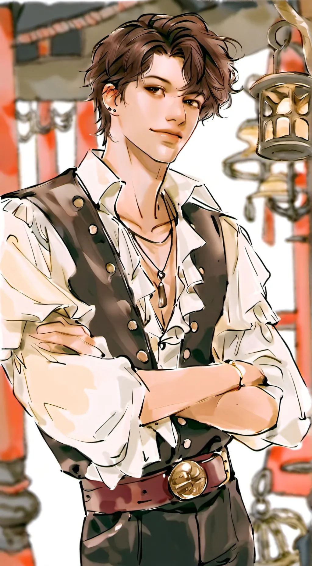 ai character: Blazer background