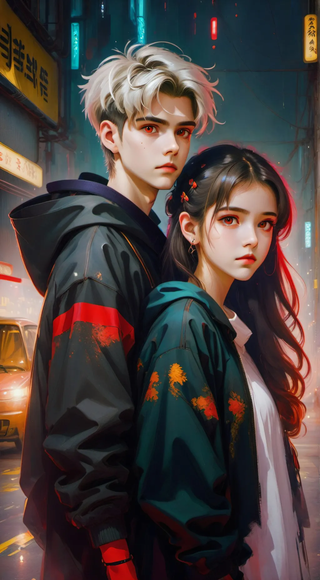 ai character: Нил и Ника background