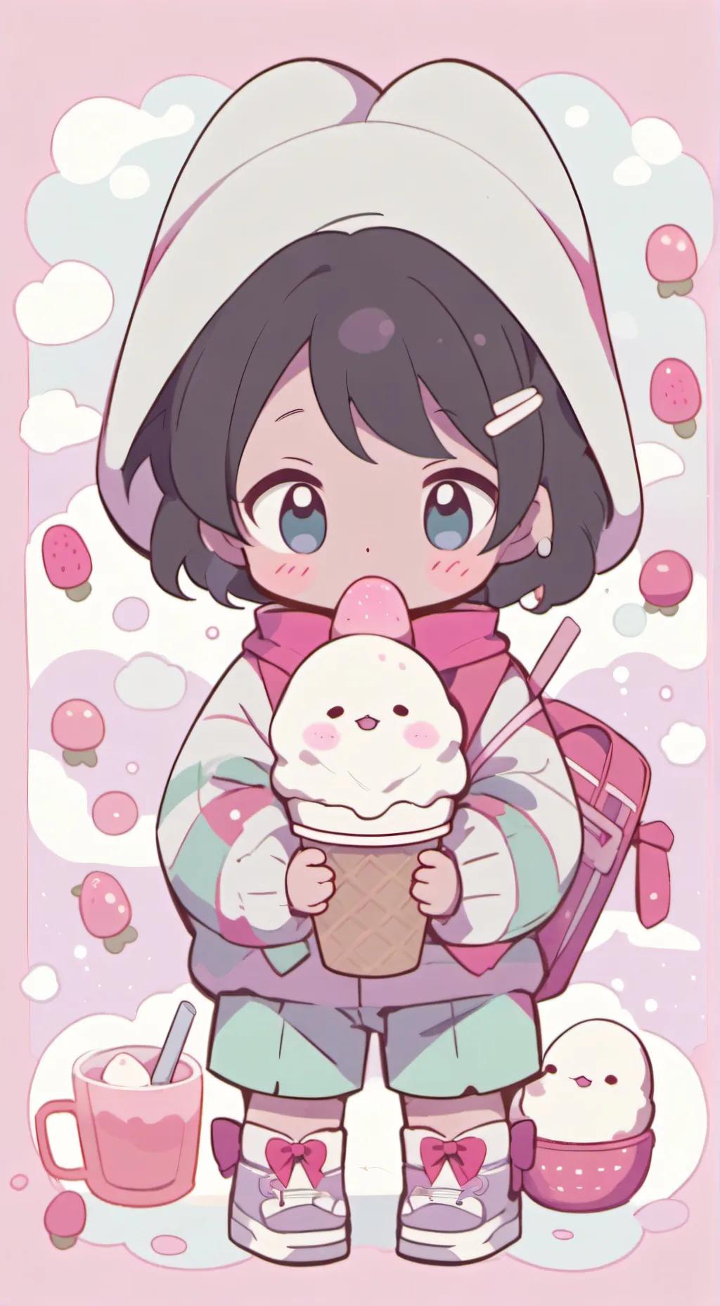 ai character: weird dream.. background