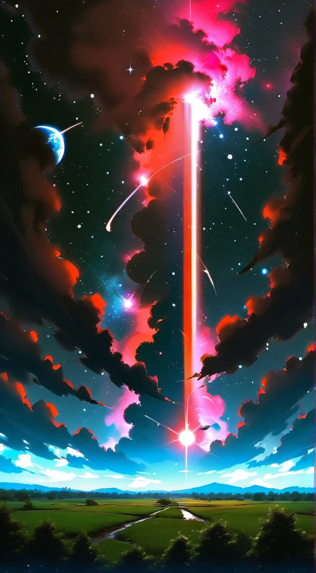 ai character: dandys world ship' background