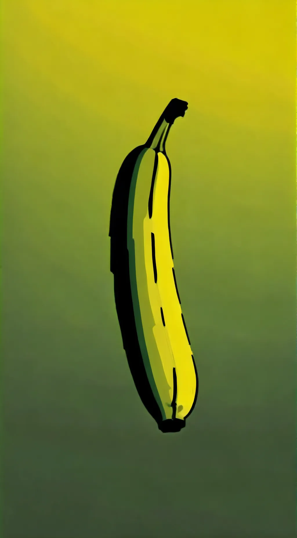 ai character: Banana eats background