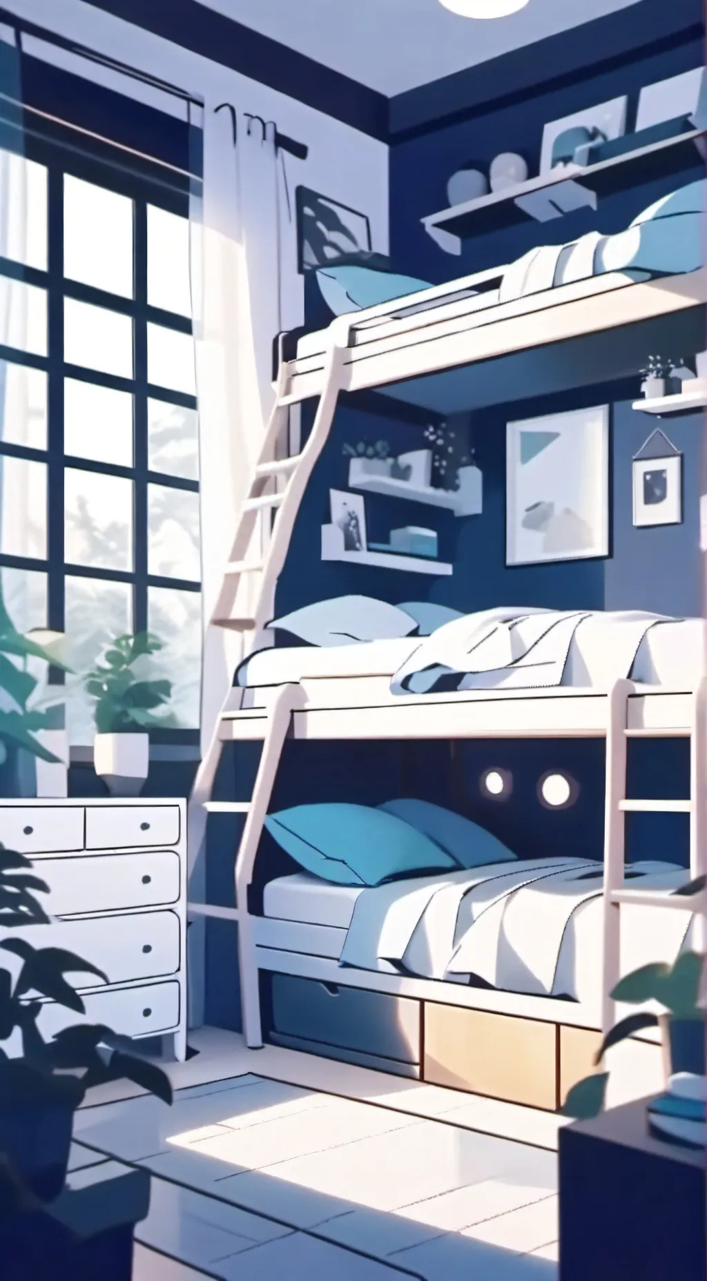 ai character: DW sleepover! background