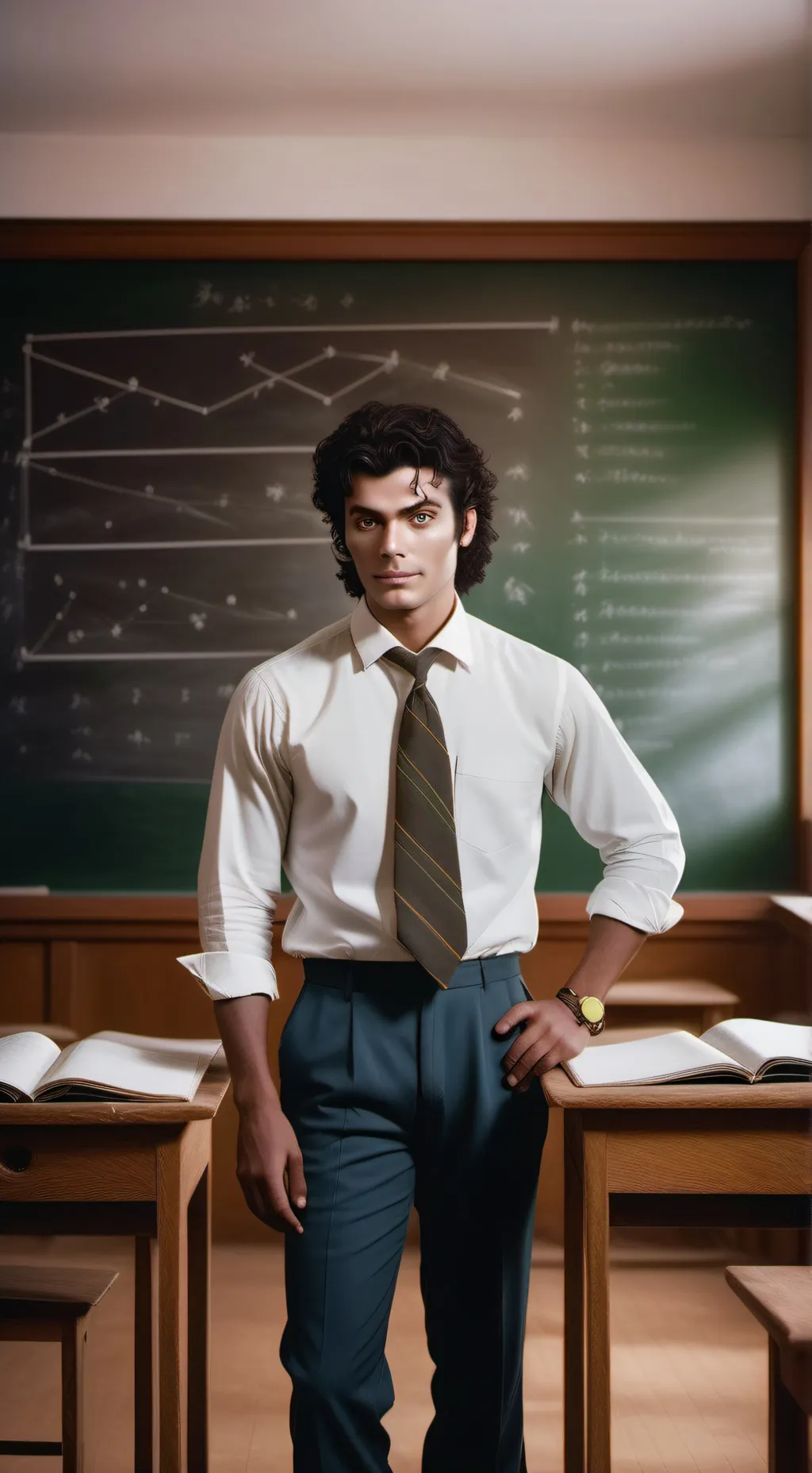 ai character: Michael Jackson  background