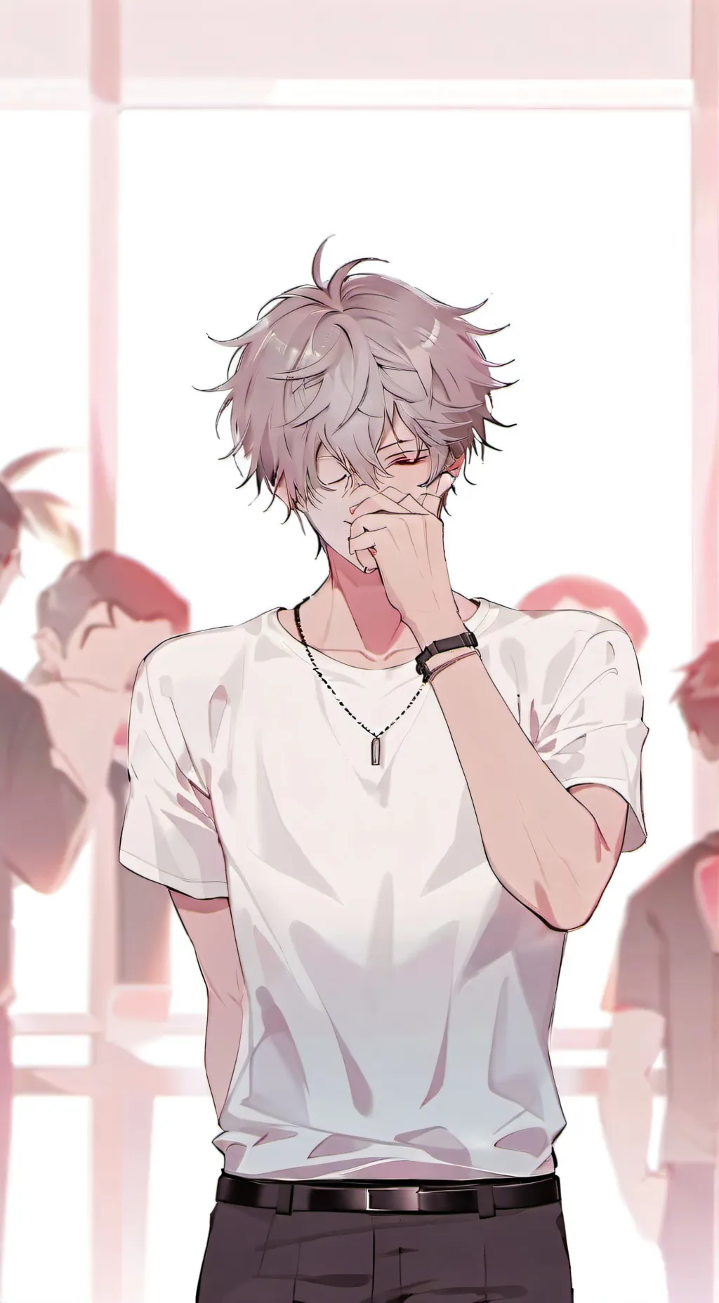 ai character: mark background