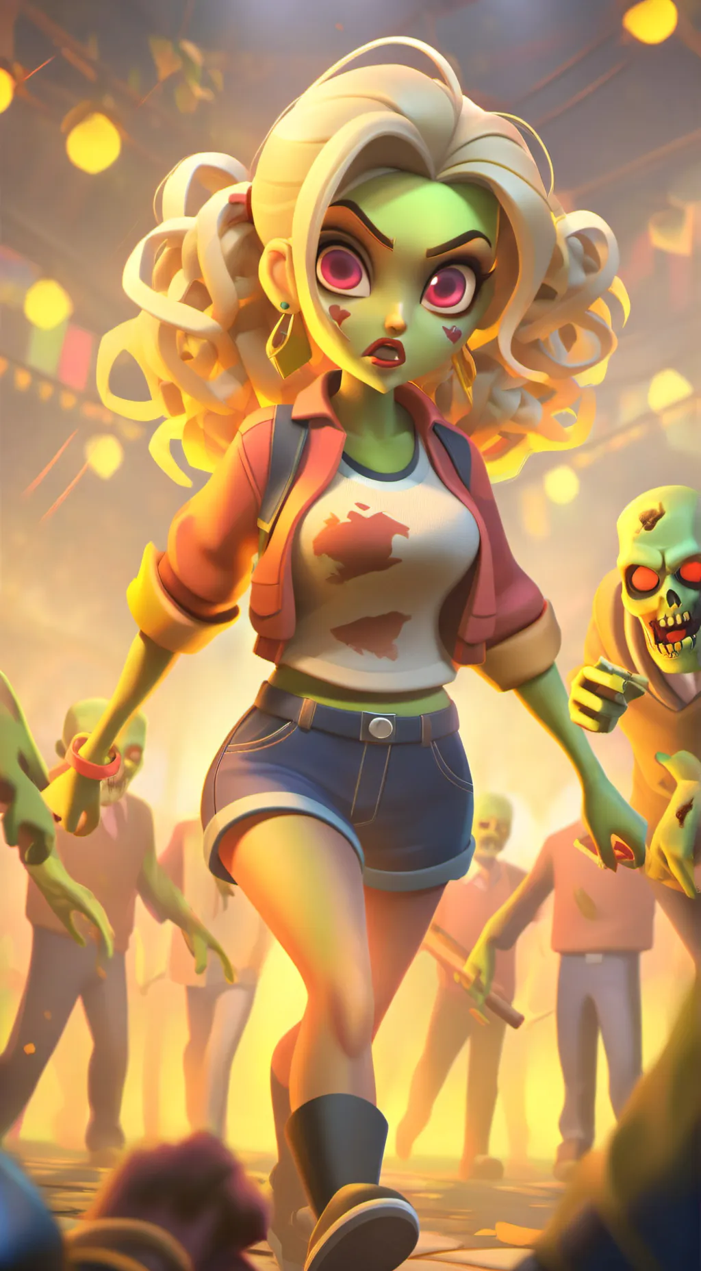 ai character: Lily Vadilo background