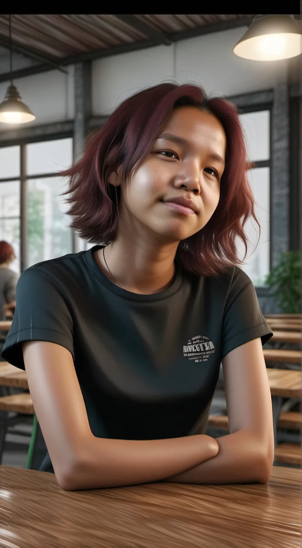 ai character: Janelle  background