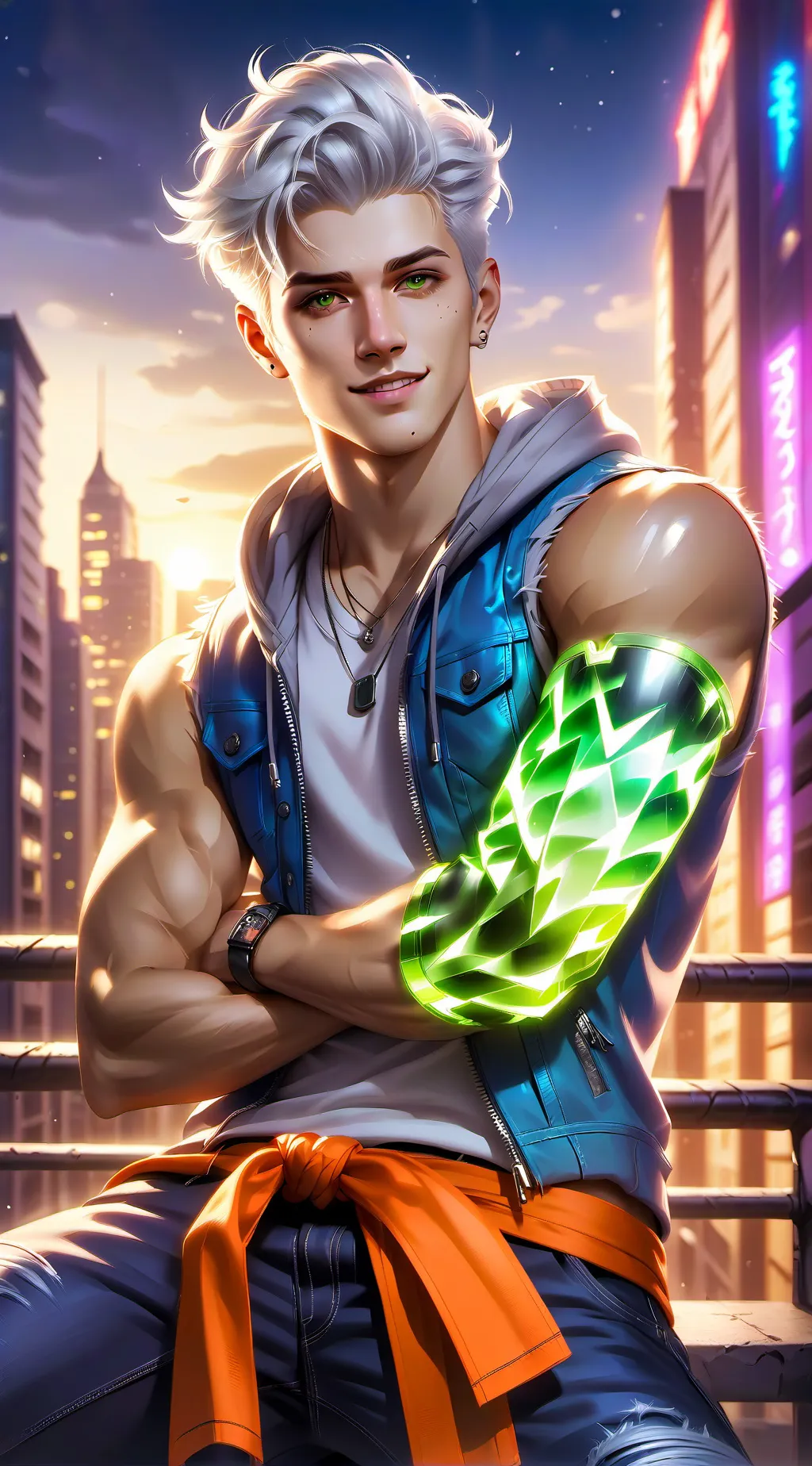 ai character: Ryōta background