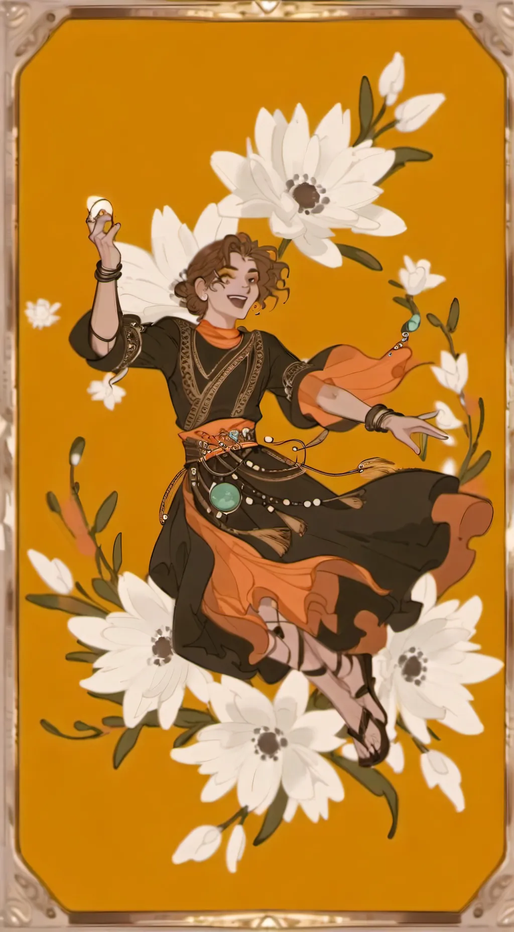 ai character:  hermes background