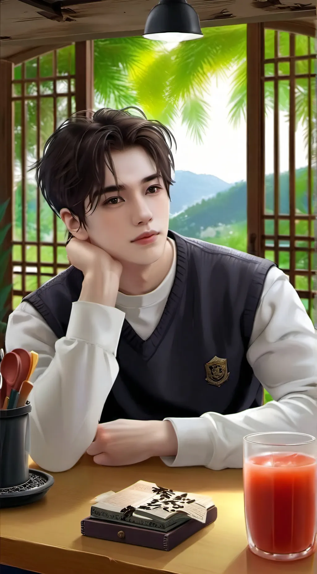 ai character: hyunjin mejor amix background