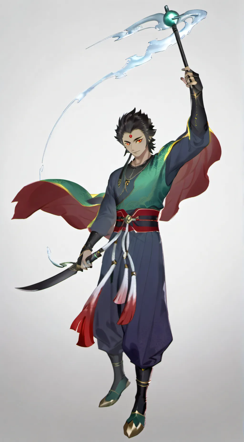 ai character: shadow background