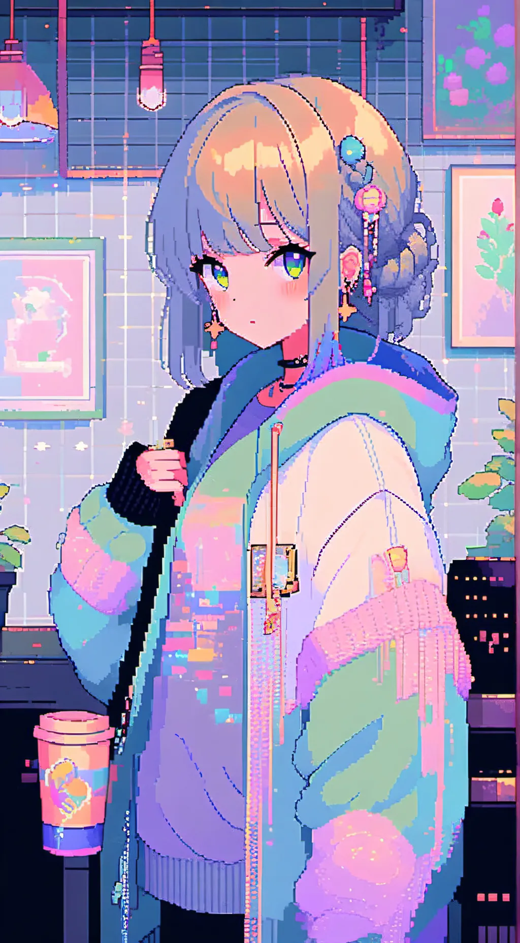 ai character: Zoé  background