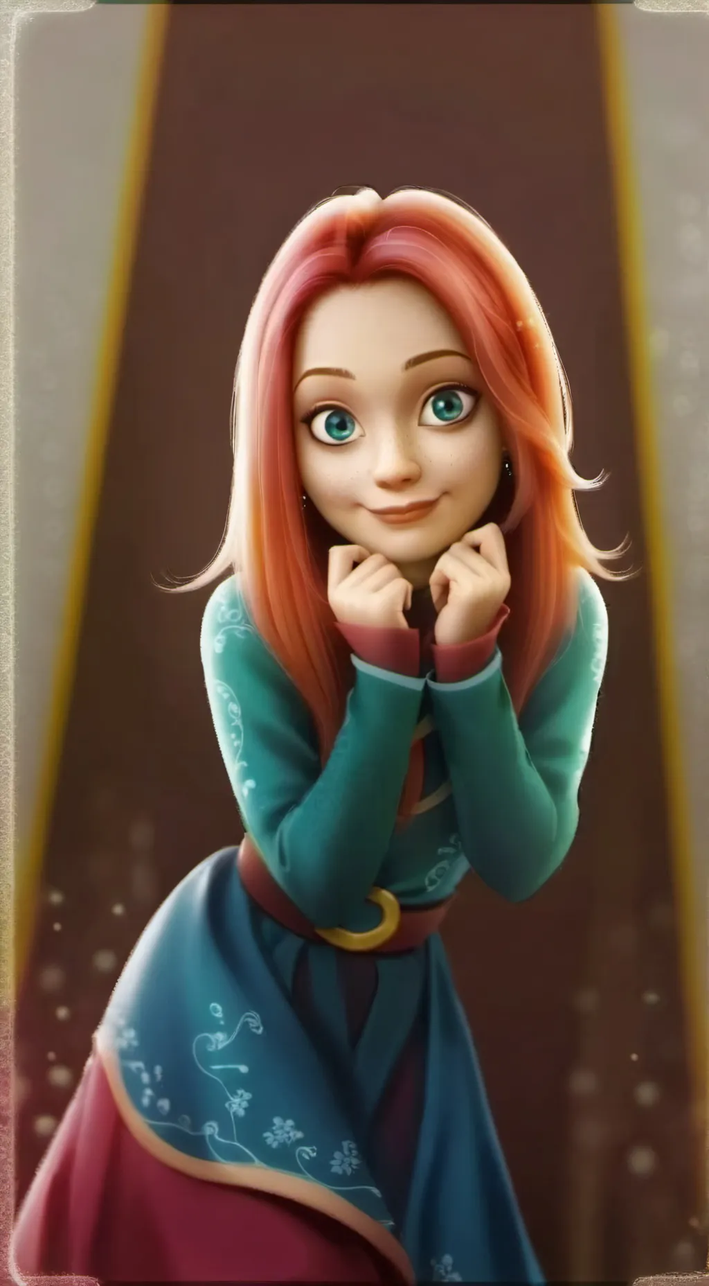 ai character: Zoe x marinette background