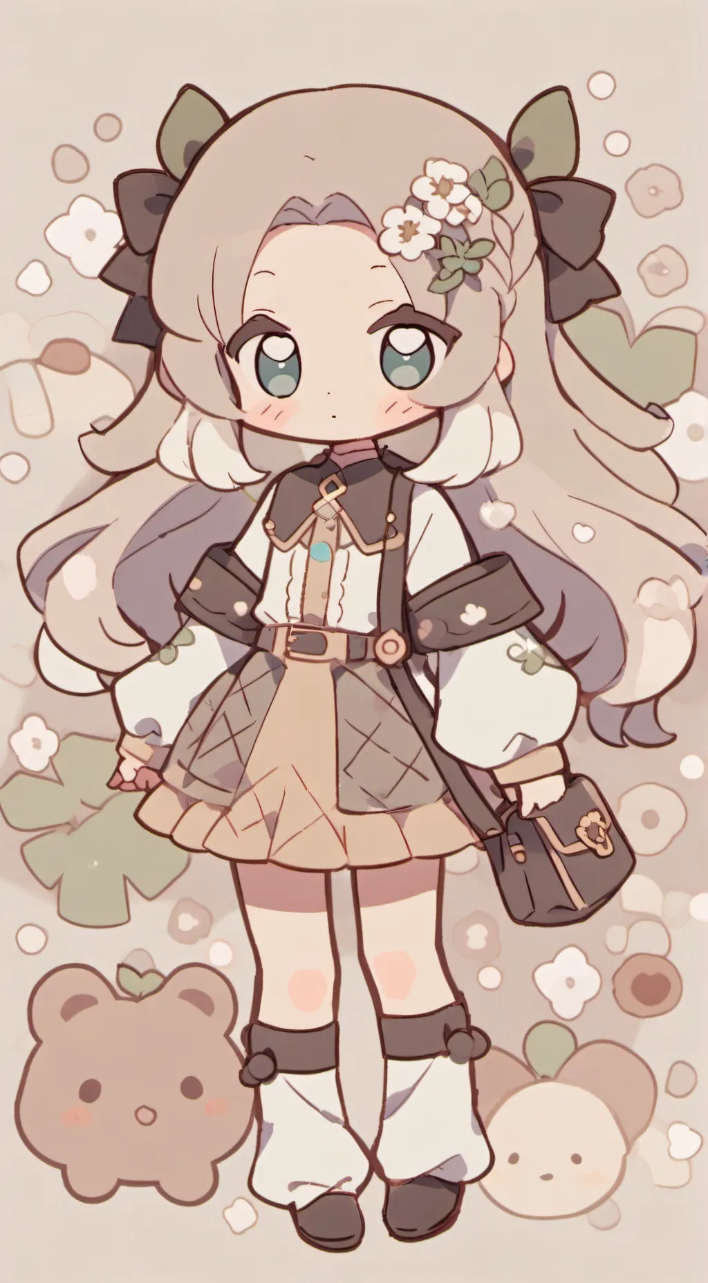 ai character: No background