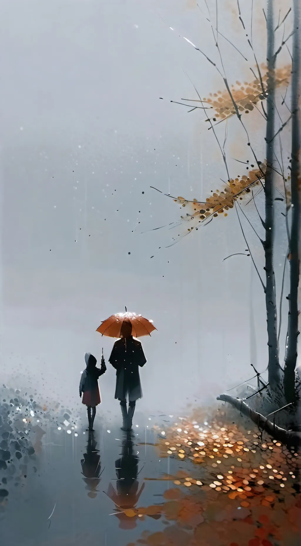 ai character: sprunki rainy day background