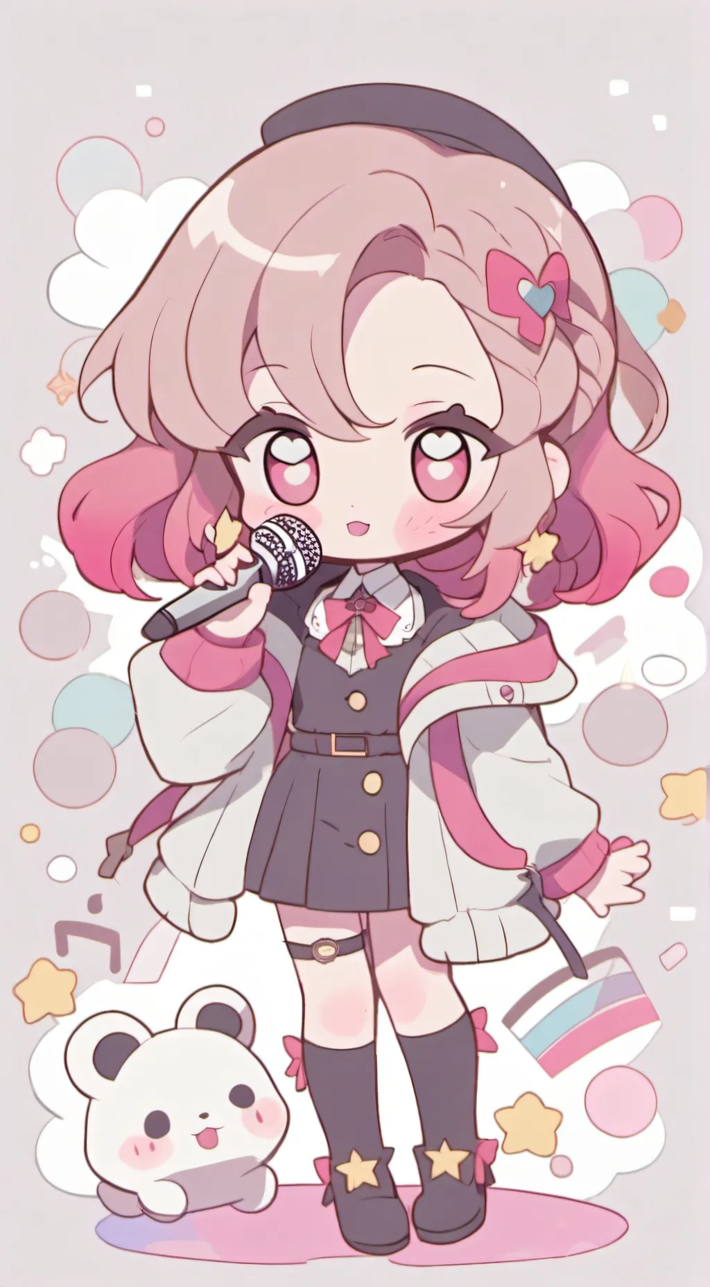 ai character: kny idol background