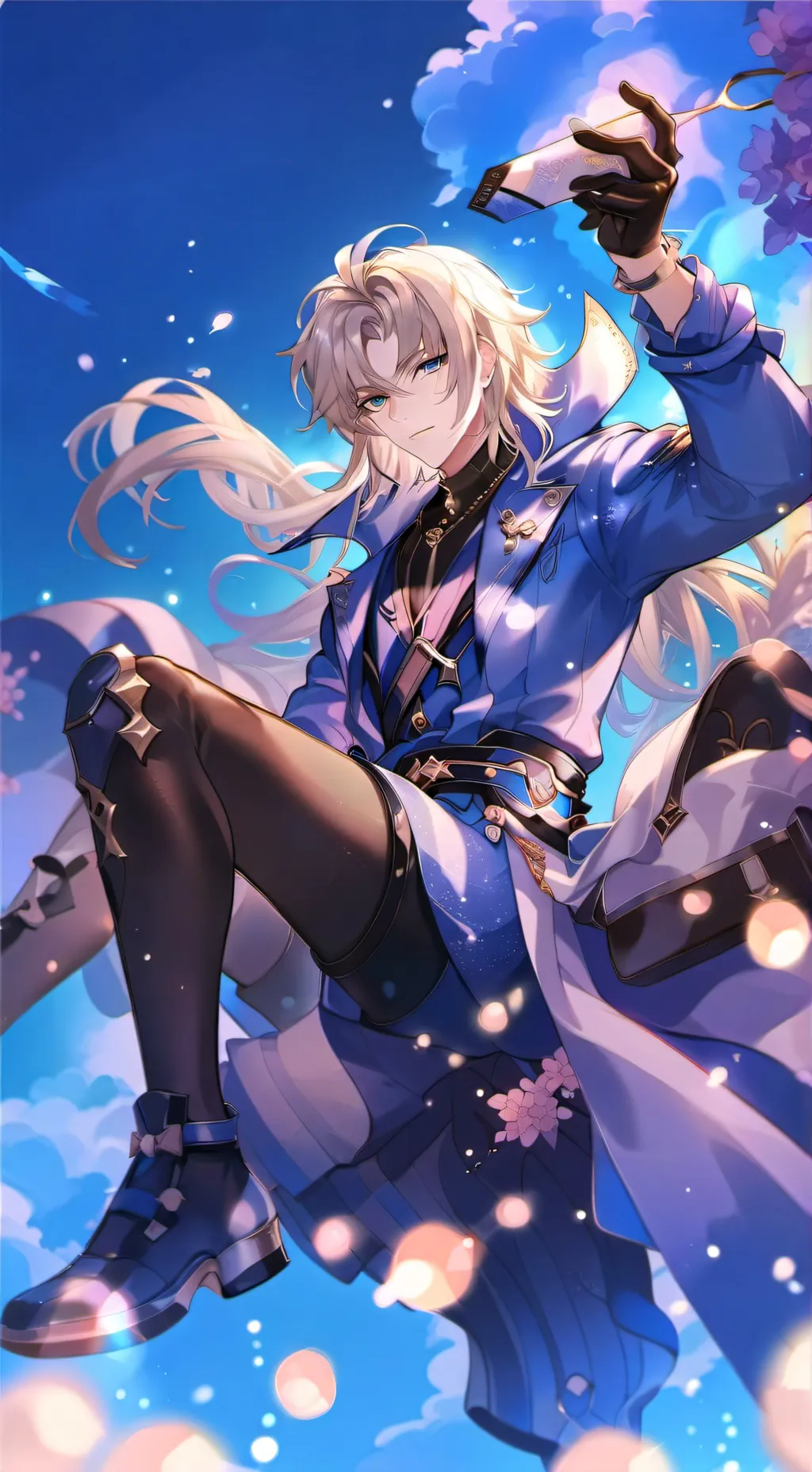 ai character: Albedo background