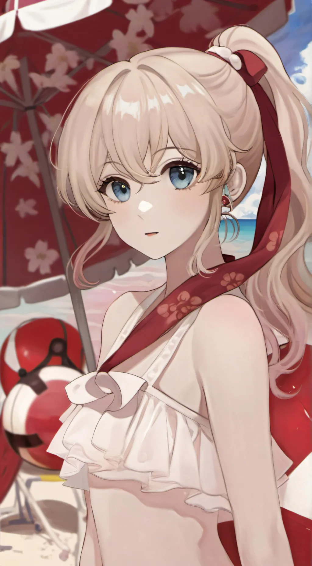 ai character: Summer with Lilly background