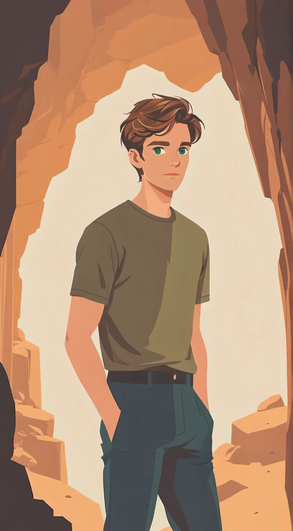 ai character: kevin background