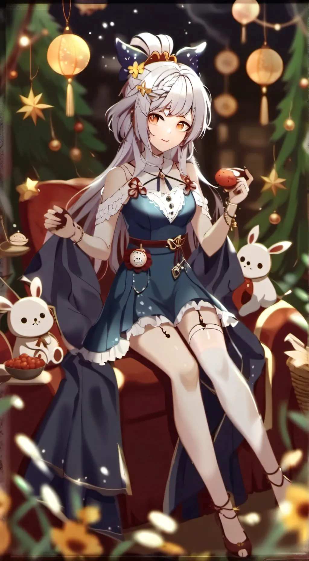 ai character: mha lily background