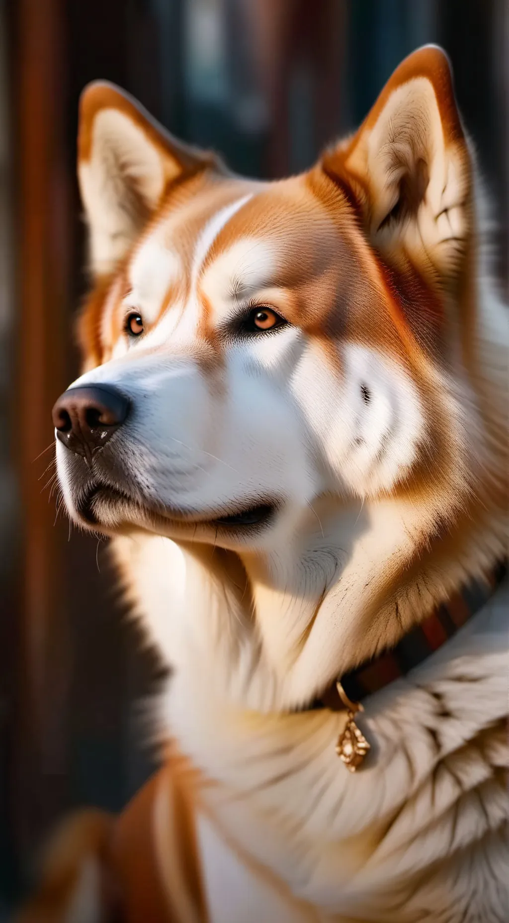 ai character: Your service Akita background