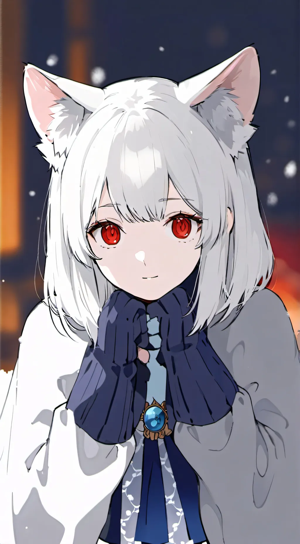 ai character: Snowdrop Spirit background