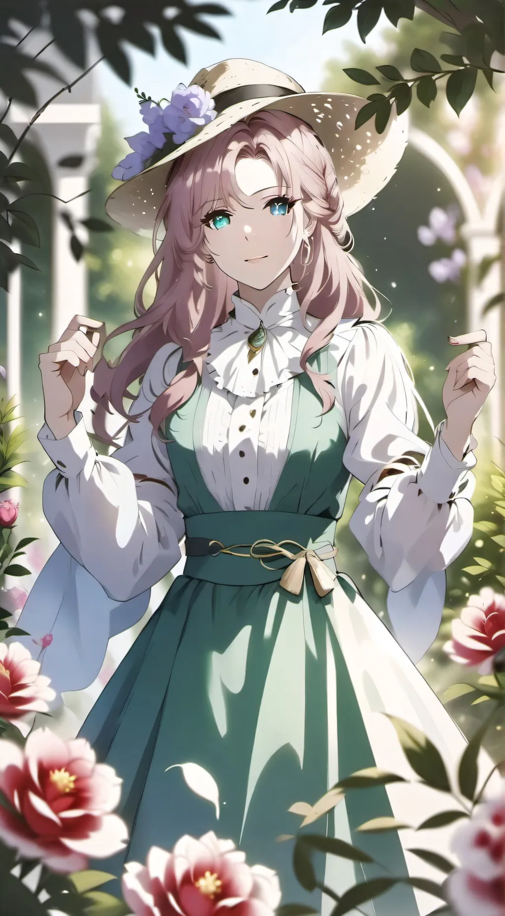 ai character: Rosaria  background