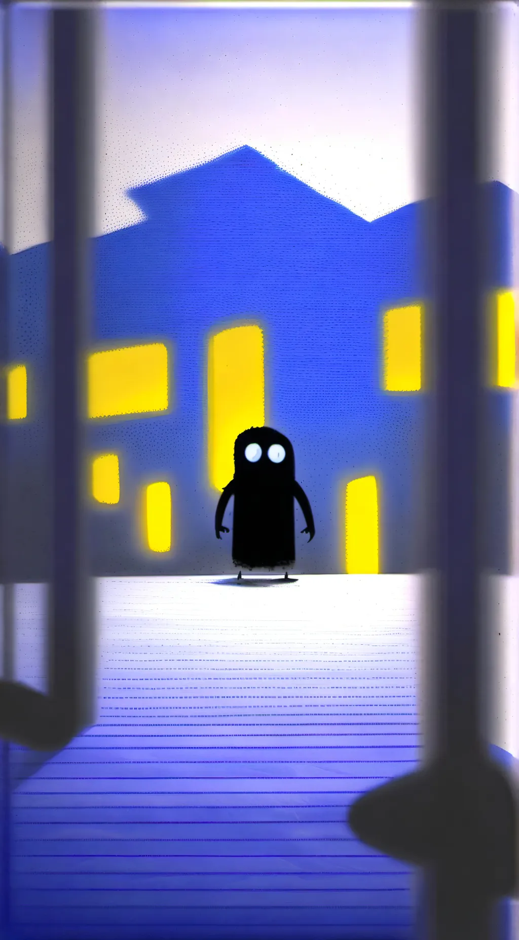 ai character: shadow background