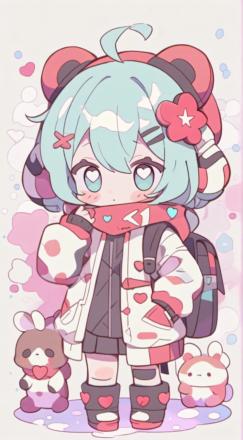 ai character: Crk background