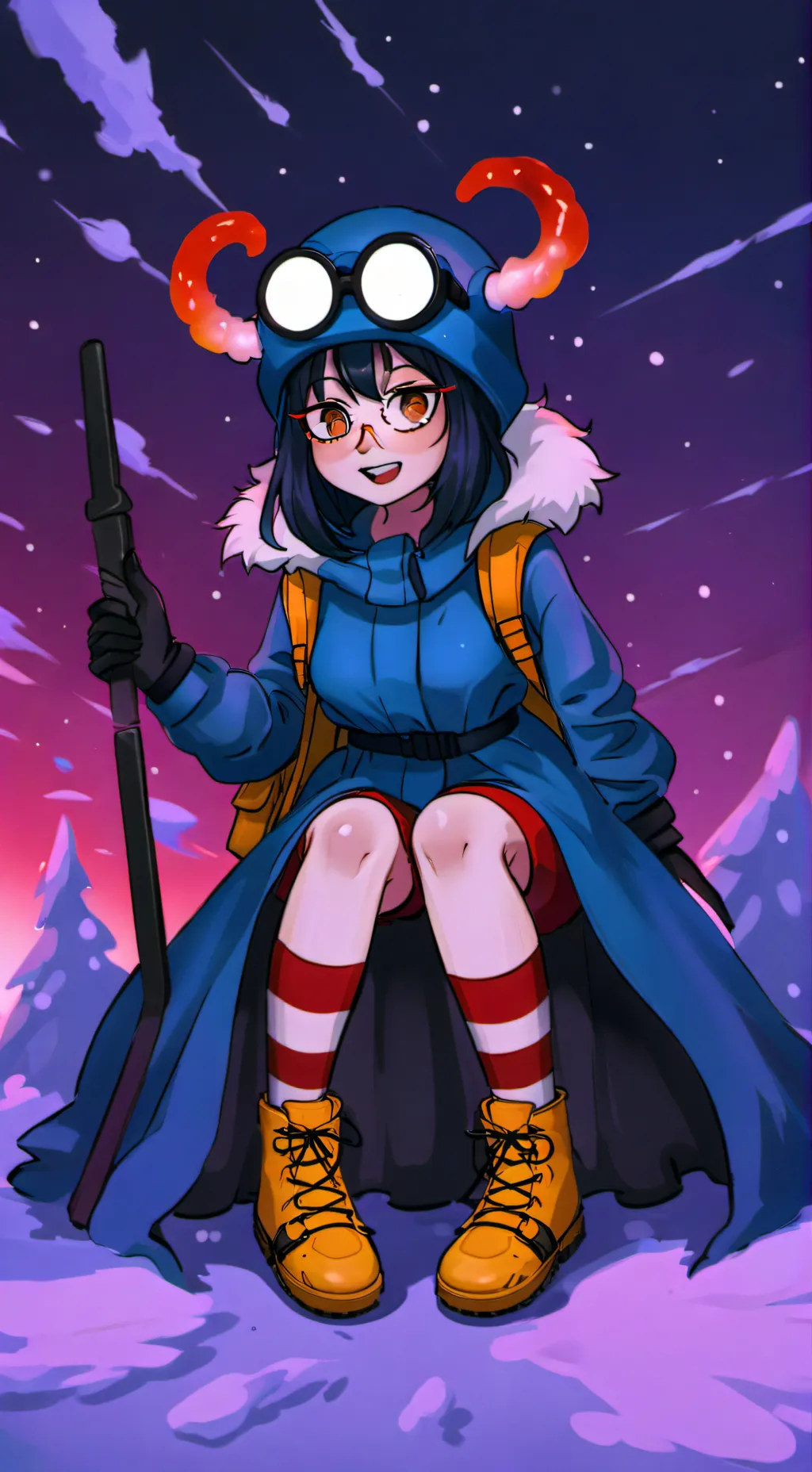 ai character: ксюня background