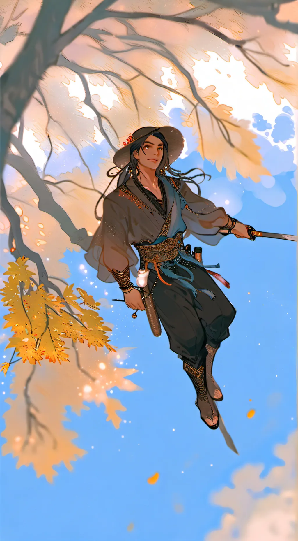 ai character: Улыбка background