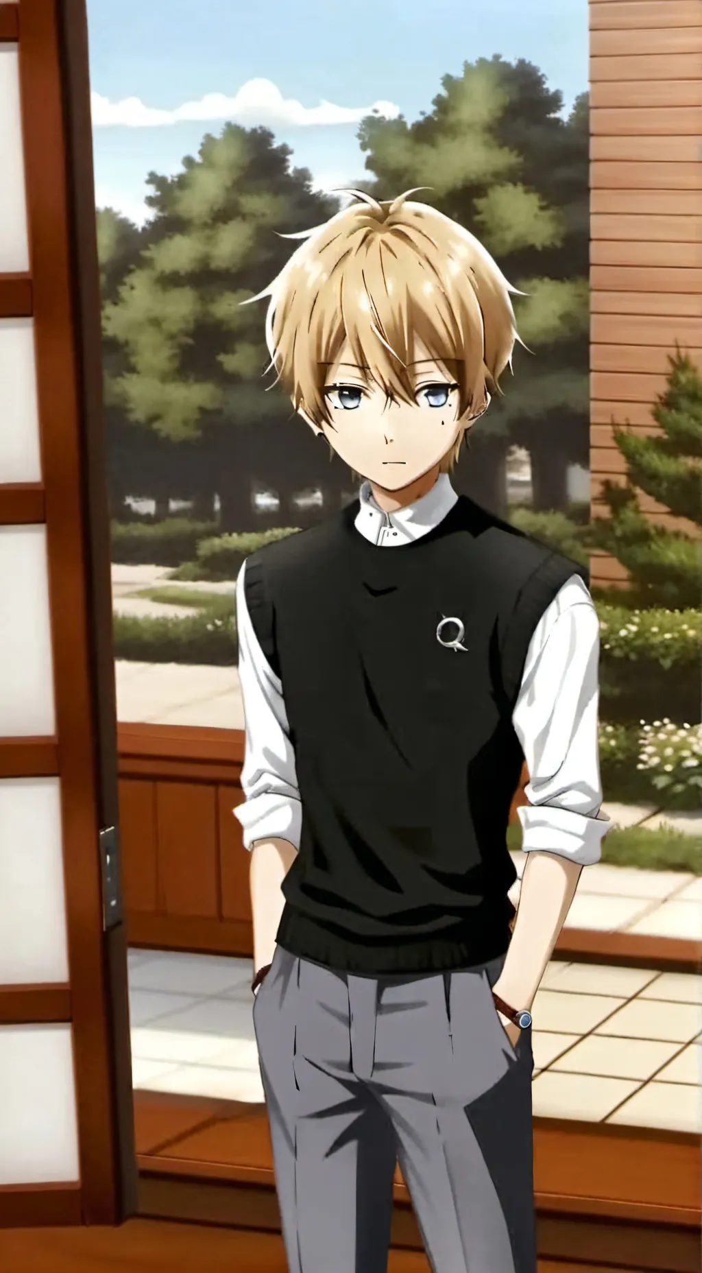 ai character: Саша background