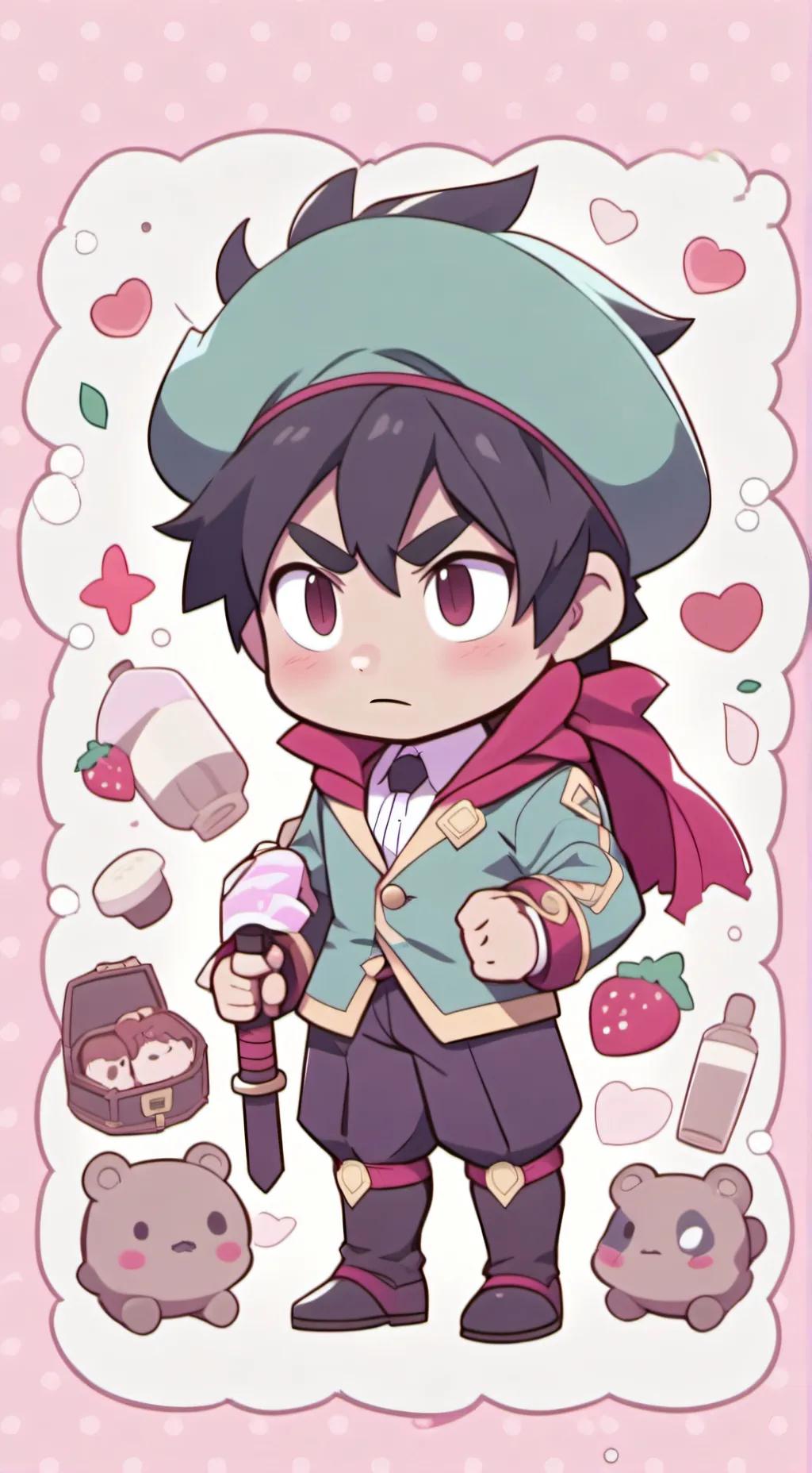 ai character: MHA FIELD TRIP! background