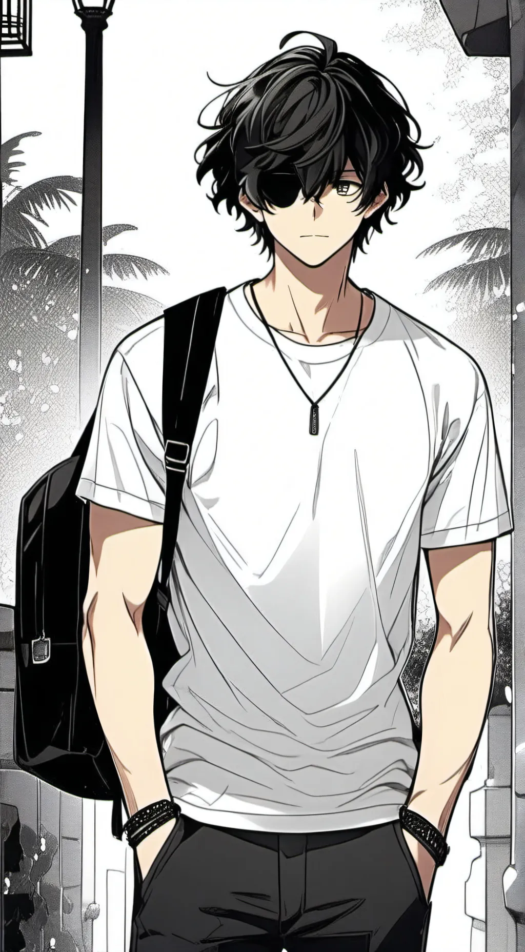 ai character: rack background