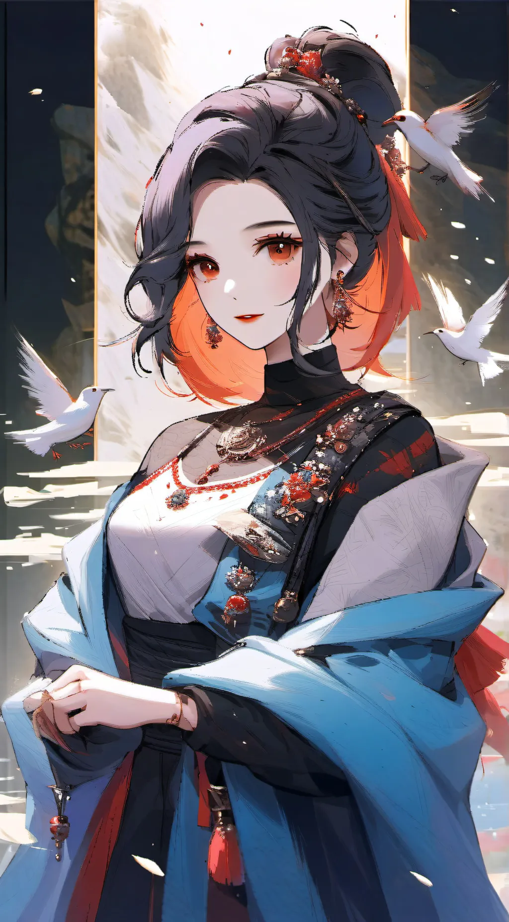 ai character: solarballs background