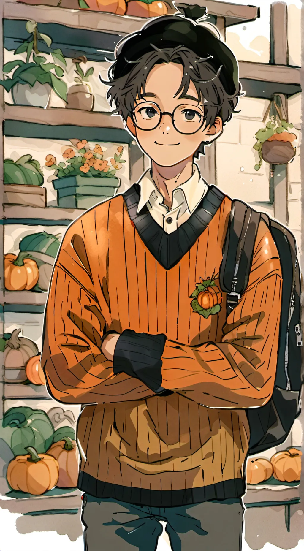 ai character: shale background