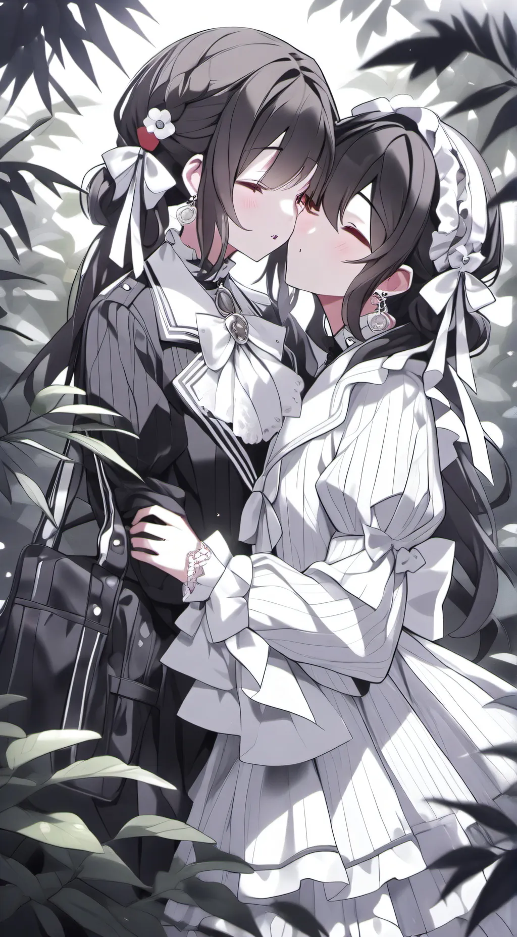 ai character: GIRL X GIRL!1!1 background