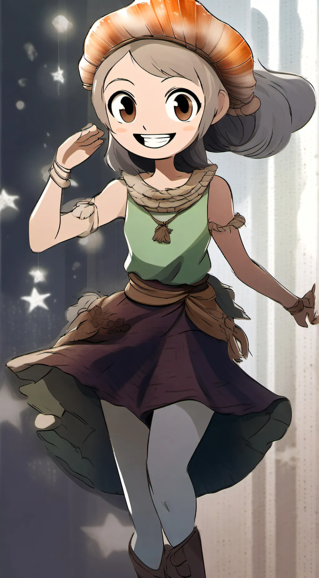 ai character: shelly  background