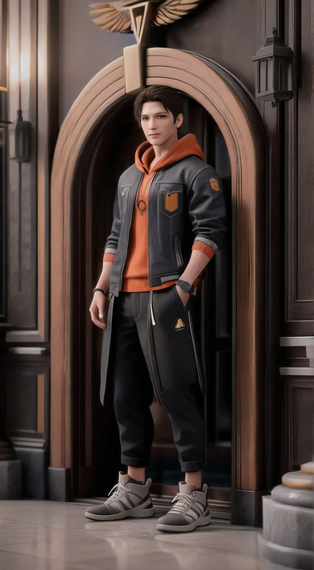 ai character: Scientist kidnap u background