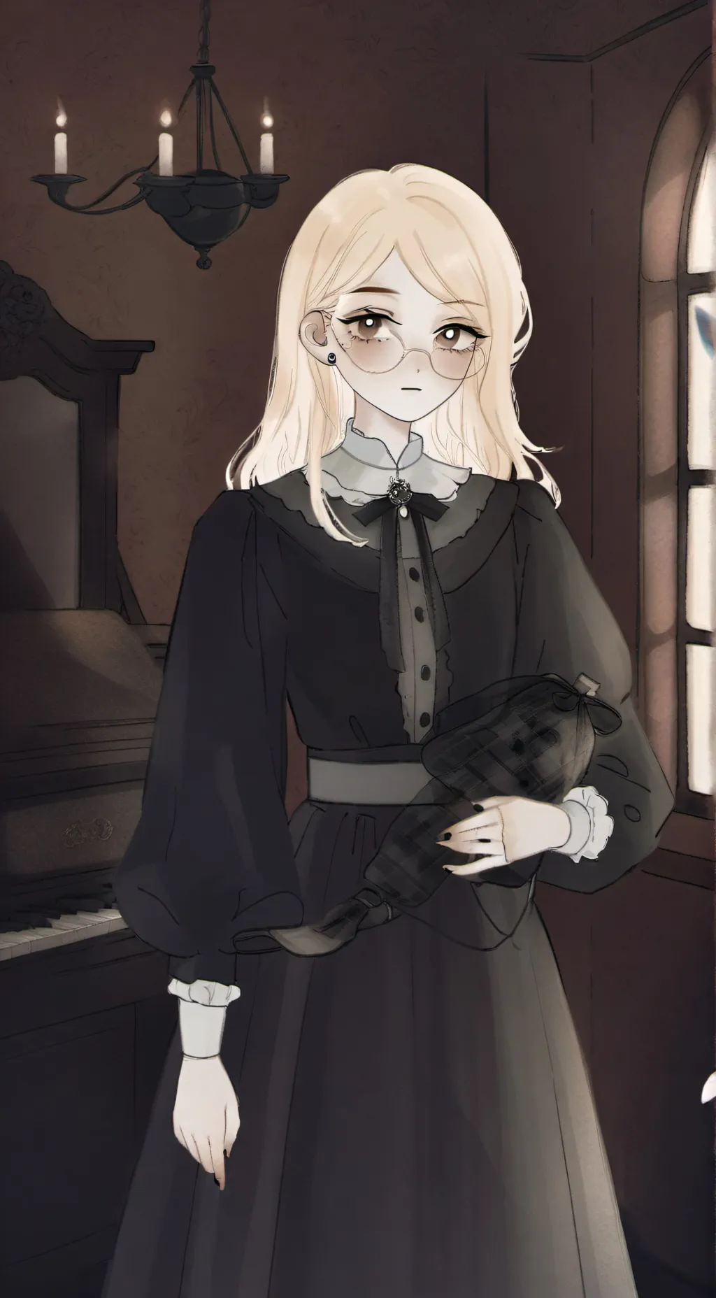 ai character: Elizabeth Grospe background