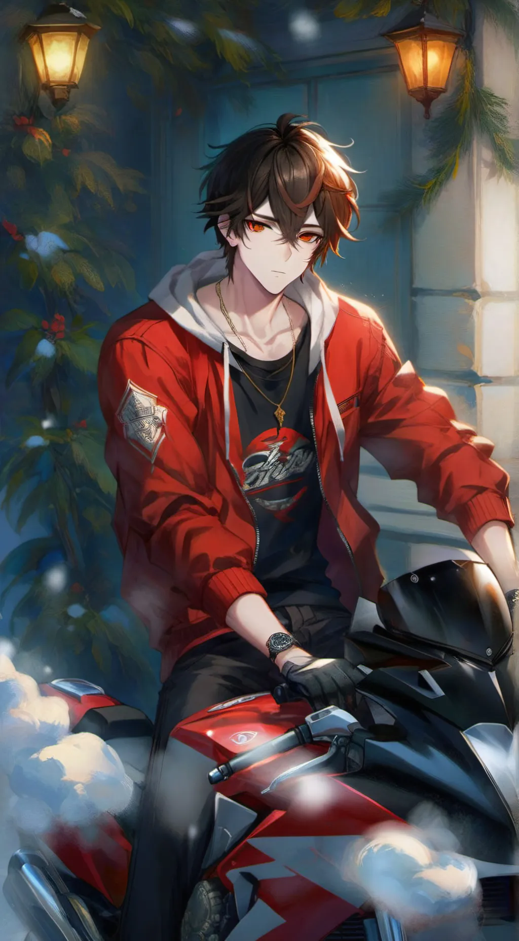 ai character: Ник  background