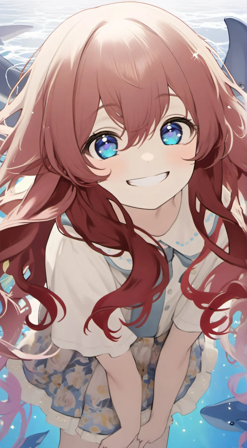 ai character: Whale Spirit Eva background