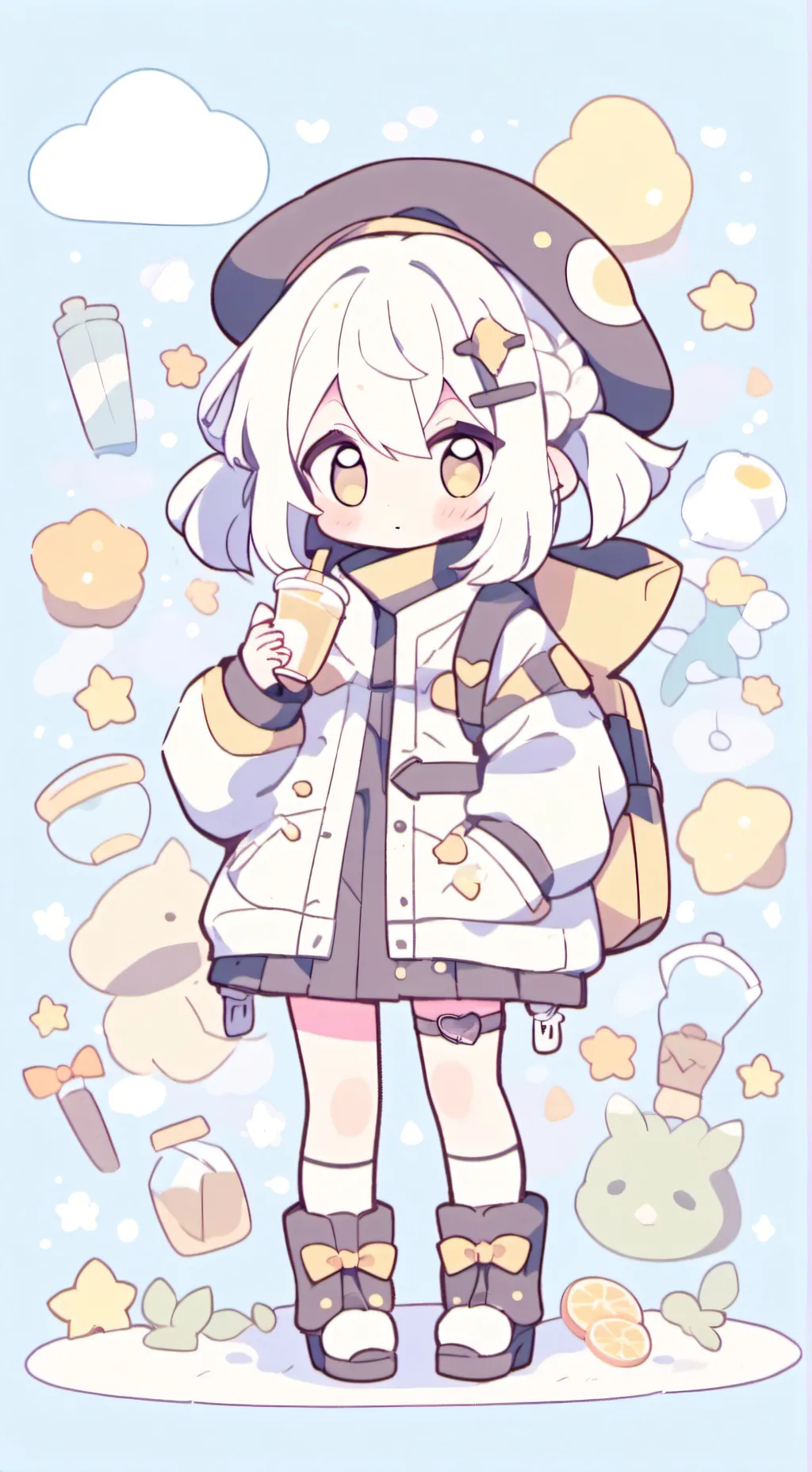 ai character: Bluudud background