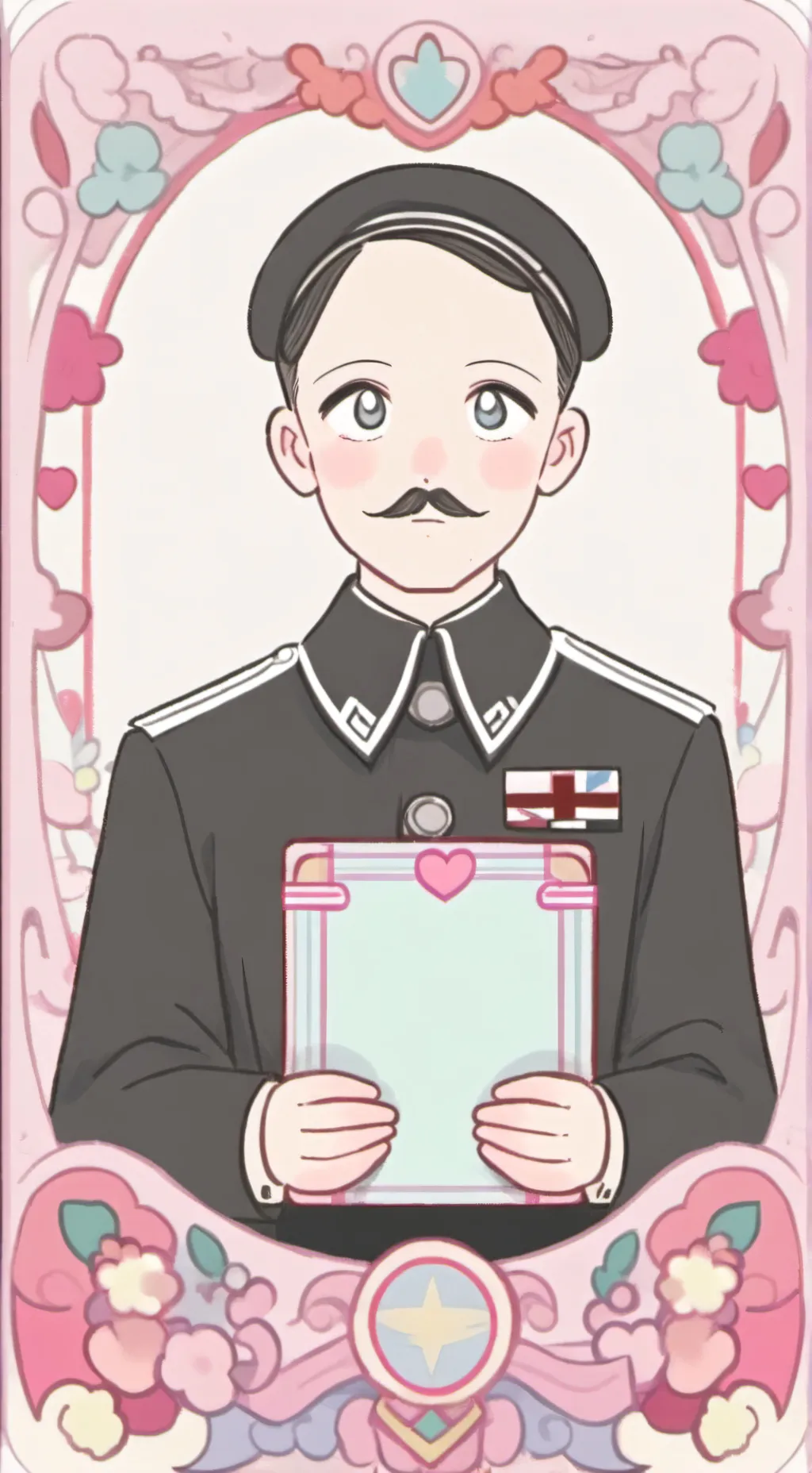 ai character: Adoif  background